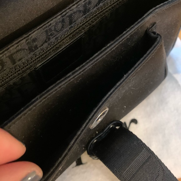 Dior black satin bag crystal embellished handle - Picture 9 of 15